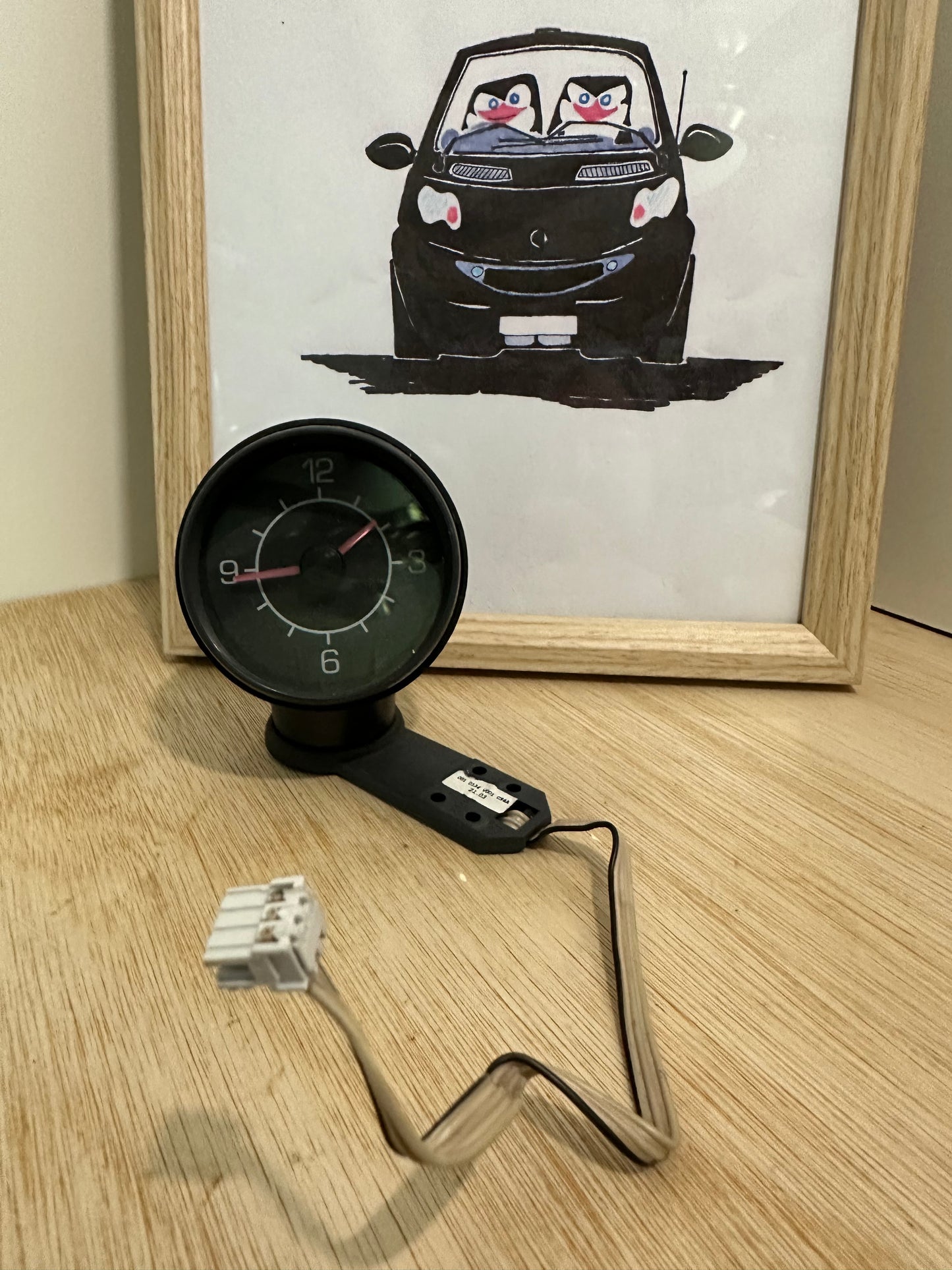 Rev counter and clock